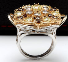 Load image into Gallery viewer, Splendid 5.00 Carats Natural VS Diamond 14K Solid Two-Tone Gold Ring