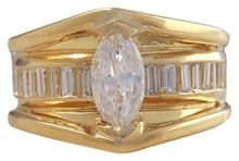 Load image into Gallery viewer, 2.06 Carats Natural Diamond 18K Solid Yellow Gold Engagement Ring