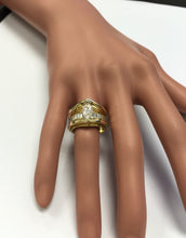 Load image into Gallery viewer, 2.06 Carats Natural Diamond 18K Solid Yellow Gold Engagement Ring