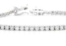 Load image into Gallery viewer, Very Impressive 2.70 Carats Natural Diamond 14K Solid White Gold Bracelet